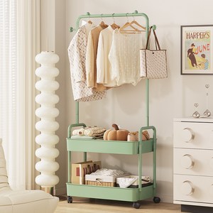 밀슨 철제 이동식 행거 미니 스탠드 옷걸이 행거 600