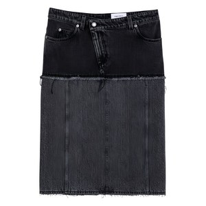 알렉산더맥퀸 하이브리드 미디 스커트, 블랙계열, Italy 42(KR 66)