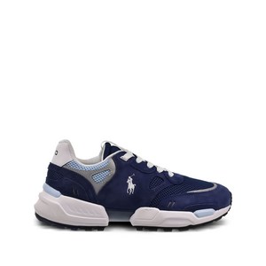 폴로랄프로렌 레이스업 스웨이드 스니커즈, US 8(KR 260), 블루계열