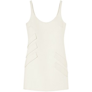 베르사체 스쿱 넥 미니 드레스