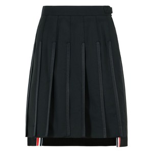 톰 브라운 그로그랭 플리츠 미디 스커트, 블랙계열, Italy 38(KR 44)