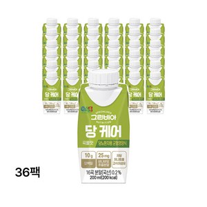 그린비아 당 케어 200mlx36팩, 200ml, 36개