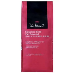 폴바셋 시그니처 블렌드 풀 포텐셜 홀빈, 홀빈(분쇄안함), 1.01kg, 1개