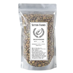 파운더즈 탈각 생 피스타치오 무염 미국산, 300g, 1개