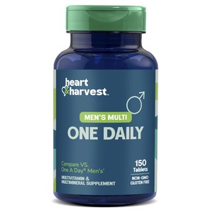 Heart & Harvest 멘스 멀티 원 데일리 타블렛, 150정, 1개