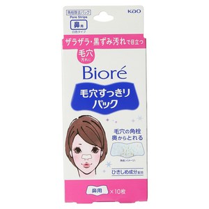 비오레 모공 깔끔 팩 코전용 화이트, 10개입, 1개