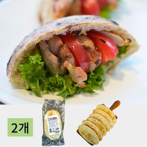 인도에서 슝 날아온 통밀함유 피타브레드 6개입 무료 아이스박스, 2개, 420g