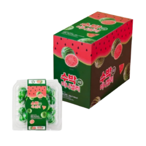 피치코리아 수박 모양 미니 젤리, 10개, 40g