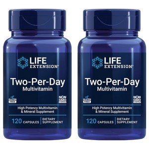 라이프익스텐션 투-퍼-데이 멀티비타민 캡슐, 120정, 2개