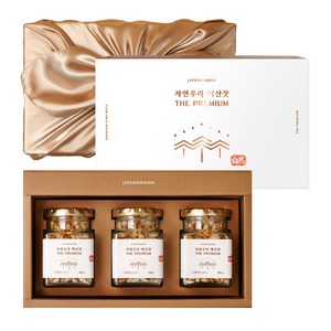 자연우리 백산잣 선물세트 생식용 잣 300g (보자기 포장)