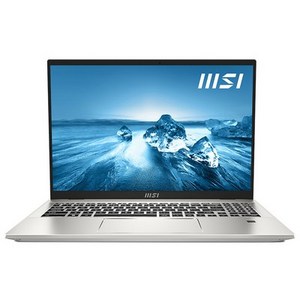 MSI 2022 프레스티지 16 코어i7 인텔 12세대 지포스 RTX 3050 Ti, 어반 실버, 512GB, 16GB, Fee DOS, MS-159