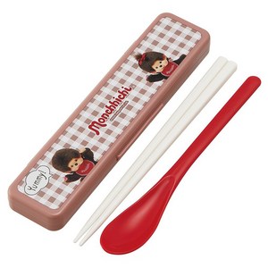 스케이터 몬치치 도시락 콤비 수저세트 18cm