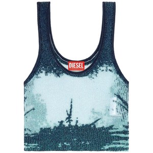 디젤 데이드리나 루렉스 탱크 탑, 블루계열, Standard XS(KR 44)