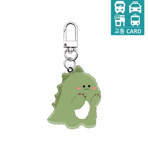 크앙이 교통 태그그립 키링, 크앙이+릴홀더(블랙)