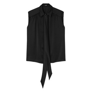 베르사체 민소매 블라우스, 블랙계열, Italy 42(KR 66)