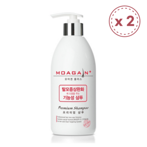하이리빙 모어겐 탈모완화 샴푸 - 모발을 탄탄하게 잡아주는 탈모 완화 기능성화장품, 500ml, 2개