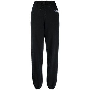 베르사체 로고 프린트 트랙팬츠