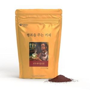 맥널티 분쇄원두커피 / 리치 헤이즐넛 향 1kg/500g/226g, 핸드드립/커피메이커, 1kg, 1kg, 5개