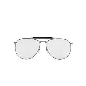 톰 브라운 파일럿 프레임 미러 선글라스