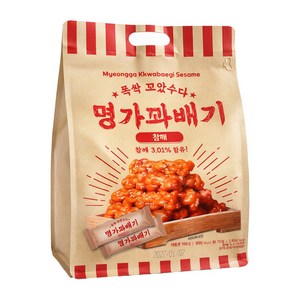 명가꽈배기 참깨 오리지널, 500g, 2개