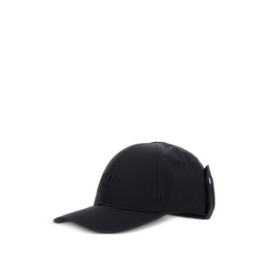 C.P.컴퍼니 로고 자수 베이스볼 캡 모자, XL(KR 640), 블랙계열