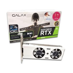 갤럭시 GALAX 지포스 RTX3050 WHITE D6 6GB LP 그래픽카드