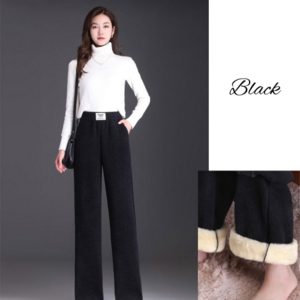 디디마트 날씬함 돋보이는 털바지 겨울바지