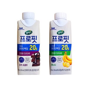 셀렉스 프로핏 (모카초콜릿6+바나나6), 250ml, 12개