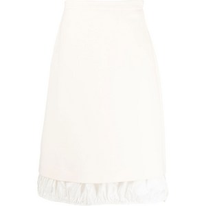 토리 버치 더블 페이스 울 미디 스커트, 베이지계열, US 8(KR L)