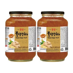 꽃샘 생강차S 2kg 2개세트, 1개입, 2개