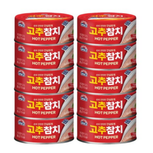 사조 안심 고추참치, 85g, 12개