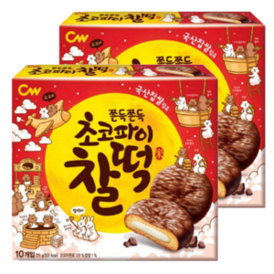 청우식품 초코파이찰떡, 215g, 2개