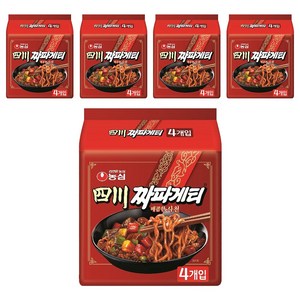짜파게티 사천 137g, 20개, (4개입 X 5팩)