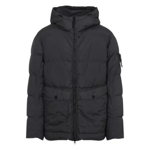 스톤 아일랜드 후드 패딩 코트, 블랙계열, Standard XXL(KR 110)
