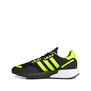 아디다스 ZX 1K 부스트 "블랙/솔라 옐로" 스니커즈, US men 10.5(KR 285), 블랙계열