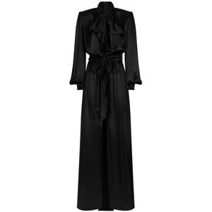 돌체앤가바나 새틴 드레스, 블랙계열, Italy 40(KR 44)