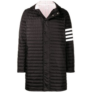 톰 브라운 4-바 패딩 코트, 블랙계열+화이트계열, Numeric 3(KR 105)