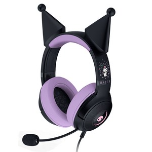 레이저 RGB USB 유선 헤드셋 쿠로미 에디션