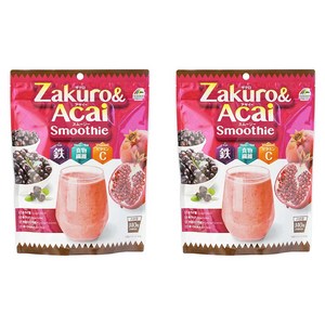 유니마트 석류 & 아사이 스무디 철 식이섬유 비타민C, 2개