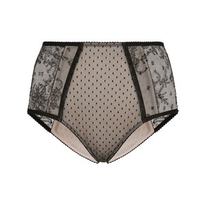 돌체앤가바나 하이웨이스트 레이스 팬티, 베이지계열+블랙계열, Italy 4