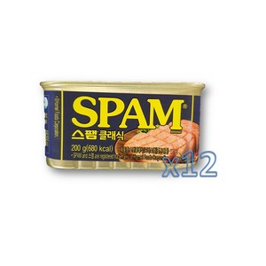 스팸 클래식, 200g, 12개