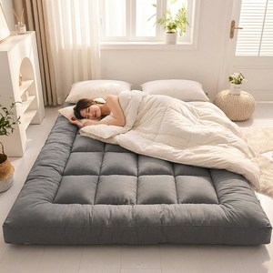 리보아 사계절 바닥 침대 토퍼 매트리스 요매트 10cm