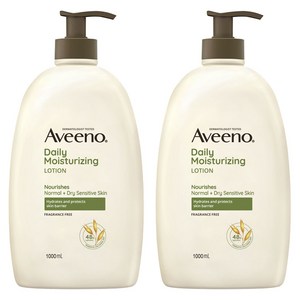 아비노 데일리 모이스춰라이징 바디로션, 1L, 2개