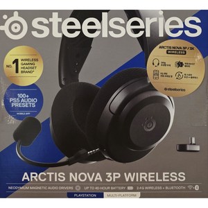 스틸시리즈 Arctis Nova 3P 무선 게이밍 헤드셋