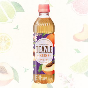 웅진 티즐 제로 피치얼그레이, 500ml, 20개