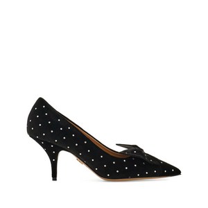 페라가모 보우 장식 펌프스 70mm, US width 9C, 블랙계열