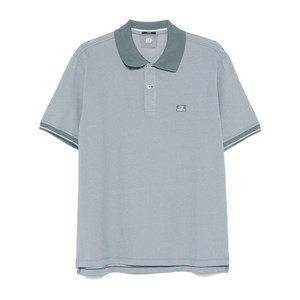 C.P.컴퍼니 반소매 폴로 셔츠, 블루계열, Standard XL