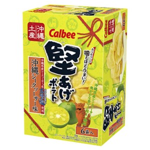 가루비 카타아게 포테이토 오키나와 시콰사 레몬 맛 6개입, 90g, 1개