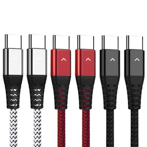 베리어 60W LED PD C to C타입 고속충전 케이블 3개입