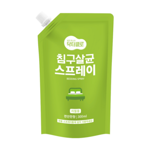 닥터클로 침구소독스프레이 뿌리는소독제 이불살균 대용량300ml, 단품(리필 파우치 1개), 300ml, 1개